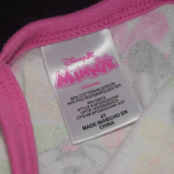 Minnie Mouse Sleeveless Print Romper 4T - Picture 3 of 4